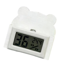 Easy To Read Digital Display Hygrometer Thermometers For-White