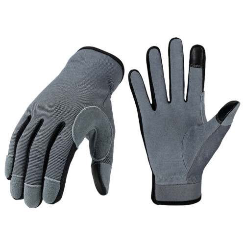 Gants de protection compatibles avec écrans tactiles,-Gris L