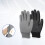 High Performances Dipped Gloves Optimized for Grip-Gray 5 pairs 5