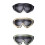 Unbreakable Mesh Lens Protective Goggles Glasses Perfect-green 2