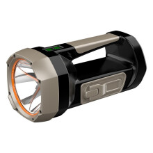 Portable Three Power Sources Flashlight Waterproof Design-Gold