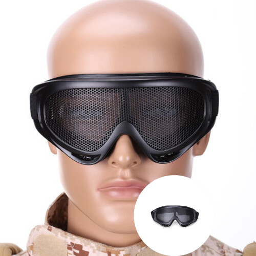 Unbreakable Mesh Lens Protective Goggles Glasses Perfect-green 2