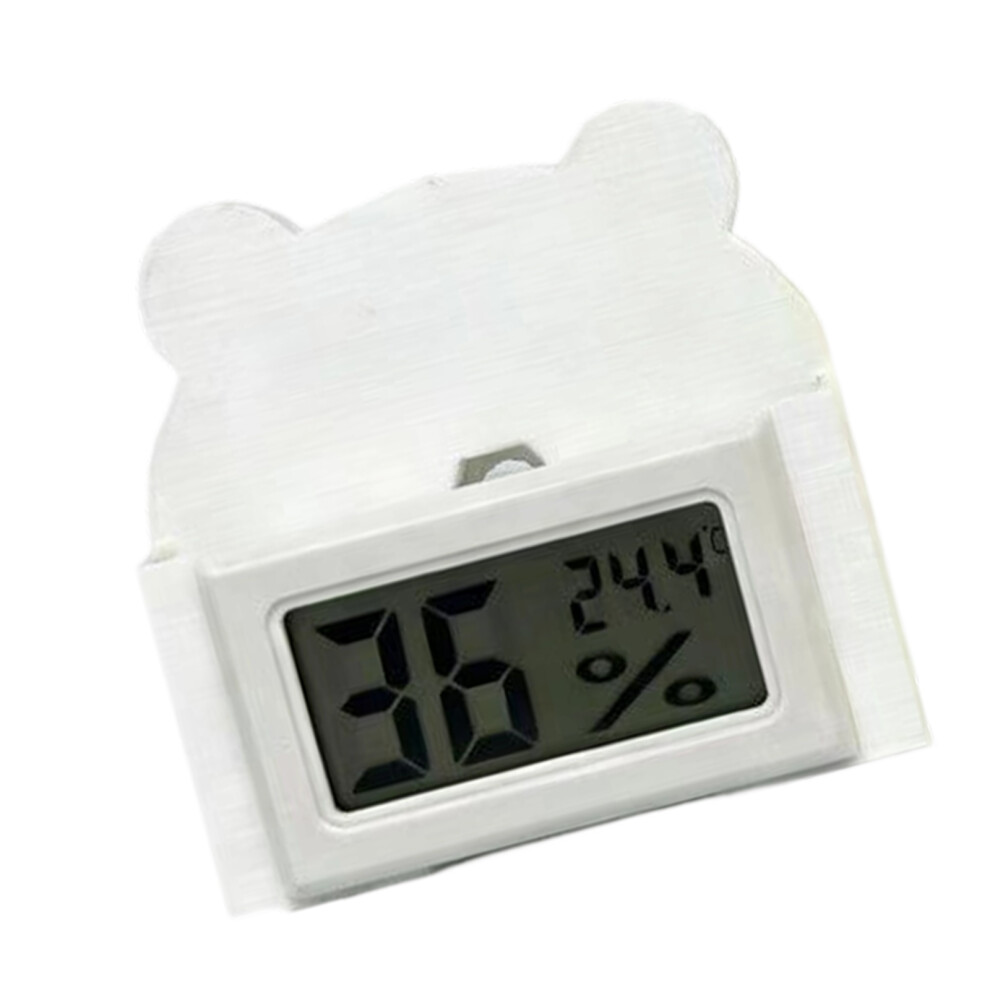 Digital Hygrometer Thermometers Plastic Construction And-White