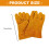 Leather Welding Gloves Flame Resistant Work Gloves Hand-2 pairs 3