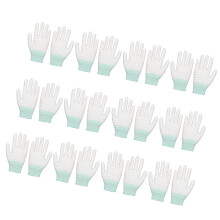 12 paar PVC-gestippelde koolstofvezelhandschoenen met geleidende