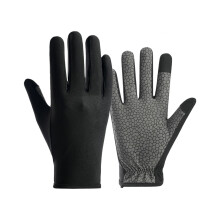 1 paar wandelhandschoenen met siliconen grip en-zwarte M