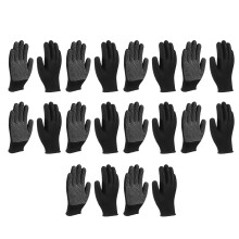 Hoogwaardige gedompelde handschoenen,-10 paar zwart