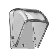 Transparent Flip Cover Guard Door Access System Protector-1pc