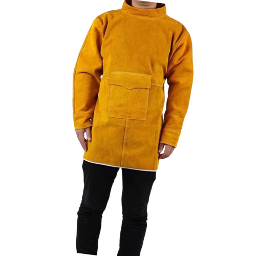 Leather Welding Apron Flame Resistant Heat Resistant-85cm