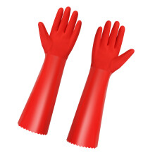 PVC Gloves Waterproof and Insulated Long Cuff for Outdoor-45cm