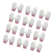 12 Pair Breathable Carbon Fiber Antistatic Gloves for-A