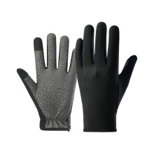1 Pair Sun Protective Outdoor Gloves With Cooling-black M