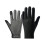 1 Pair Sun Protective Outdoor Gloves With Cooling-black M 1