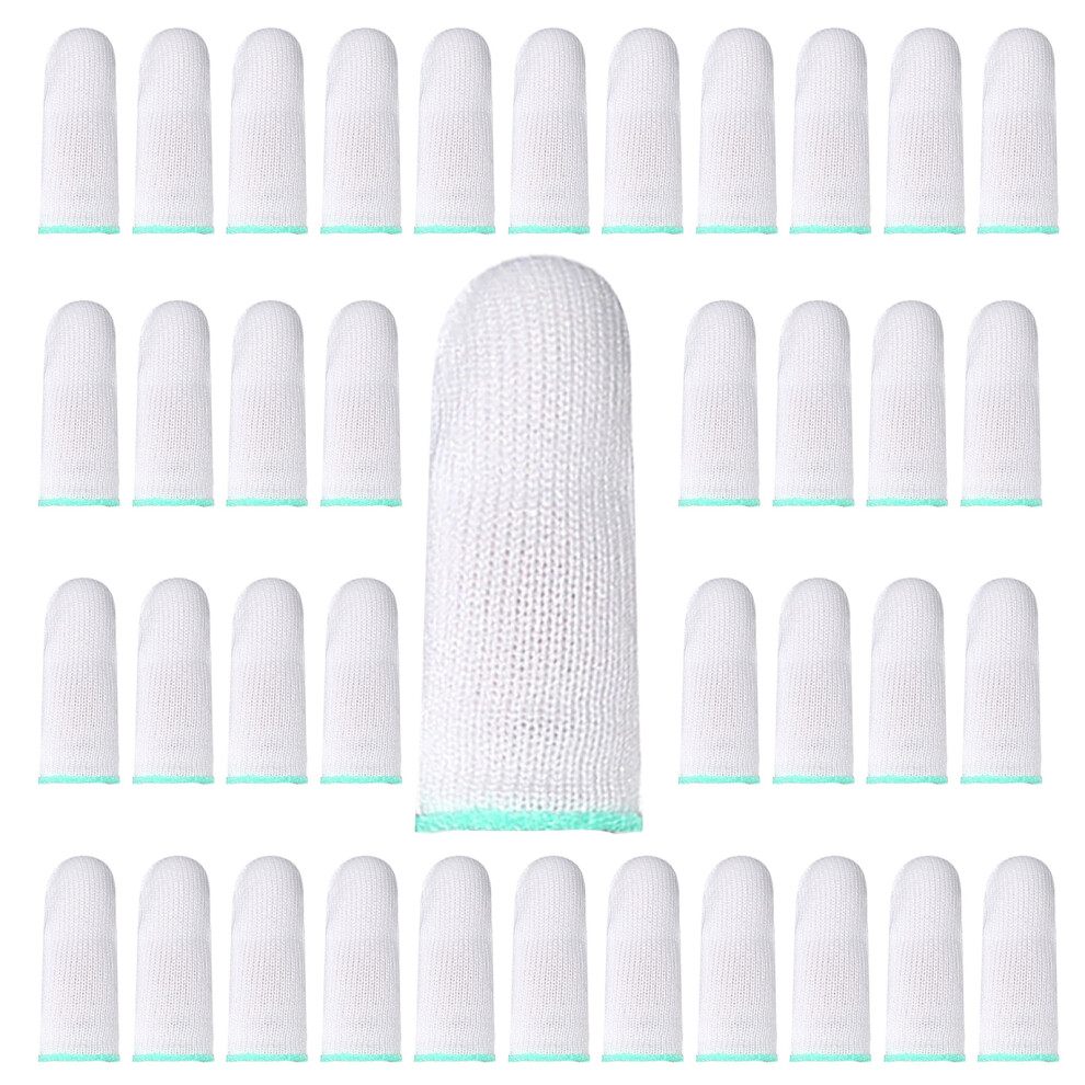 Thin Flexible Finger Sleeves Enhancing Grip For-White 7709000637034