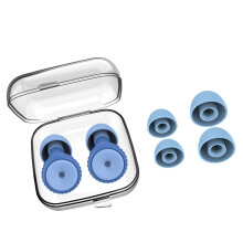 Professional Noise Cancelling Earplugs for Sleep Swimming-blue