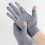 Premium Fingerless Protective Gloves for Packaging-Gray 5 pairs 2