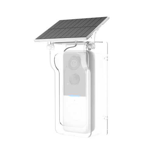 ABS Substance Solar Device Housing For Video Alarm-transparent