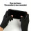 Premium Fingerless Protective Gloves for Packaging-Gray 5 pairs 7
