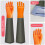 Extra lange herbruikbare 70 cm PVC-gecoate-stof elastisch koord 7
