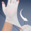 Protective Fingerless Cotton Gloves Comfortable-Gray 5 pairs 5