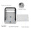 Transparent Flip Cover Guard Door Access System Protector-1pc 7