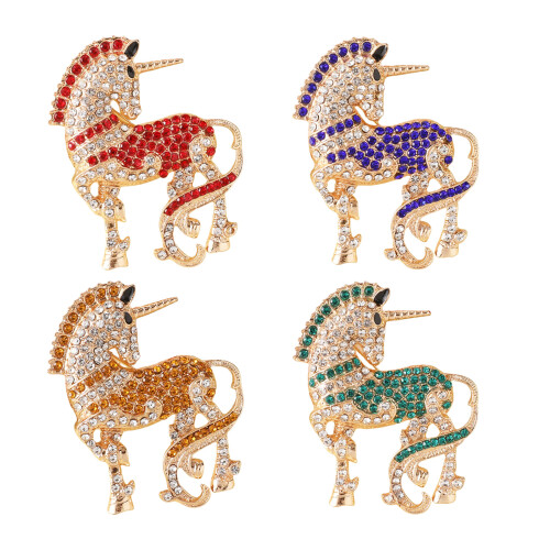 Épingle à cheval Portable, bijoux confortables avec-Bleu 1
