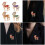 Épingle à cheval Portable, bijoux confortables avec-Bleu 3
