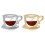 Épingle de tasse à café creuse à la mode, accessoire de-Argent 2