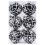Black Shatterproof Christmas Ball Ornaments 6 pcs 1