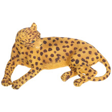 Escultura de Leopardo em Resina, 26,5 cm, para Decoração de Casa