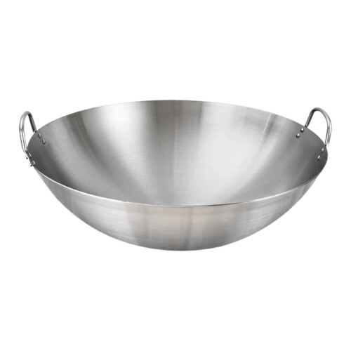 Τηγάνι Wok από ανοξείδωτο ατσάλι για εστία αερίου – 1 τεμάχιο