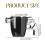 Giyblacko keramisk kaffekrus 3D-design 355 ml 5