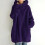 Damen-Kapuzenpullover mit Reißverschluss, einfarbig, Größe XXXXL 5