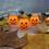 Halloween orange plastgodishink med handtag (3-pack) 3