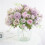 Faux Flower Bouquet Artificial Silk Holiday Decor 3