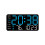 Horloge murale LED avec grand écran et calendrier 2
