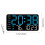 Horloge murale LED avec grand écran et calendrier 3
