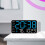 Horloge murale LED avec grand écran et calendrier 4
