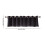 Black Polyester Short Curtains Light Blocking 74x36cm 3