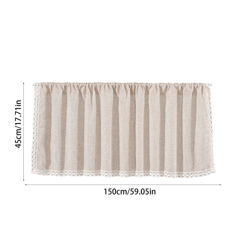 Gardinkappa i bomull och linne, 150x45 cm 2