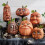 Halloween-Kürbis-Dekorationsset für Mini-Laternen 2