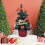 Mini Artificial Christmas Tree, Red, 20 cm 5