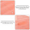Boîte de rangement en plastique rose avec couvercle pliable (1 pièce) 7