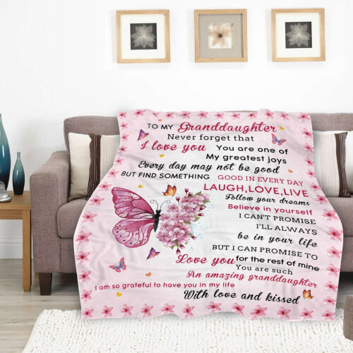 Gresahom Flannel Blanket for Granddaughters40x50in 2