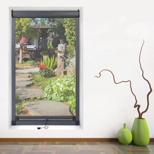 Glasfiberfönsternät Grå 250x120cm 2
