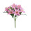 Bouquet de lys artificiels violets 32 cm 2