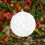Christmas Tree Ornaments White Glitter Foam 6 pcs 3 in 5