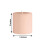 6 Velas Pilar Redondas de Cera Sem Gotejamento Blush 3x3 polegadas 4