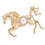 Broche à breloque Unique, broche cheval à la mode, beaux badges, 1