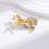 Broche à breloque Unique, broche cheval à la mode, beaux badges, 6